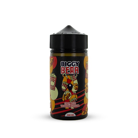 Pop Corn Toffee Caramel 200ml - Biggy Bear